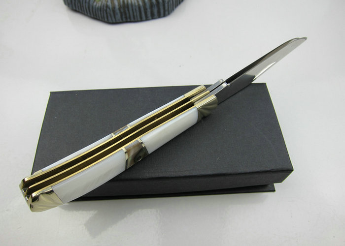 2013 New Arrival 8Cr13MOV Stainless Steel OEM Damascus Steel Pocket Knife Handle Tool UDTEK01211